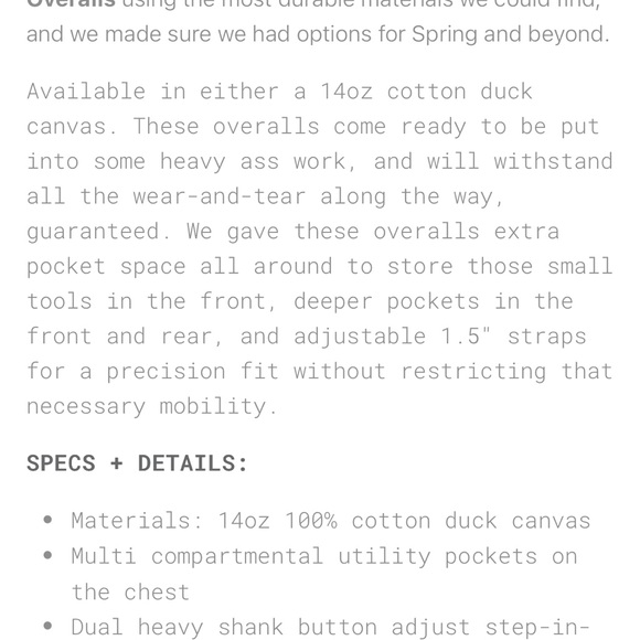 Brown Overalls - Picture 7 of 9